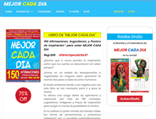 Tablet Screenshot of mejorcadadia.com